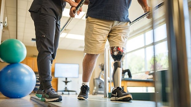 Rehabilitation patient walking