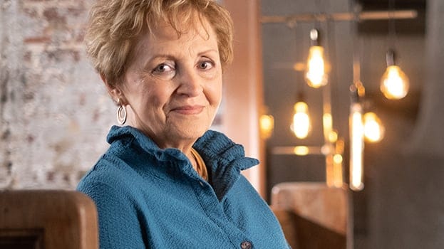 Senior women smiling